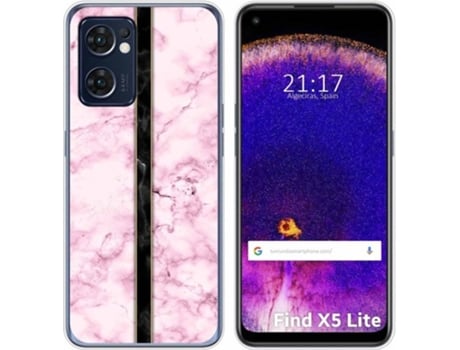 Carcasa Oppo Find X5 Lite 5G TUMUNDOSMARTPHONE Dibujos Mármol 04 Multicolor
