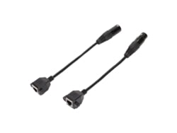2 Cables Hembra Xlr3 A Rj45 De 3 Pines, Plug And Play, Para Estudio De Grabación De Tiras Led