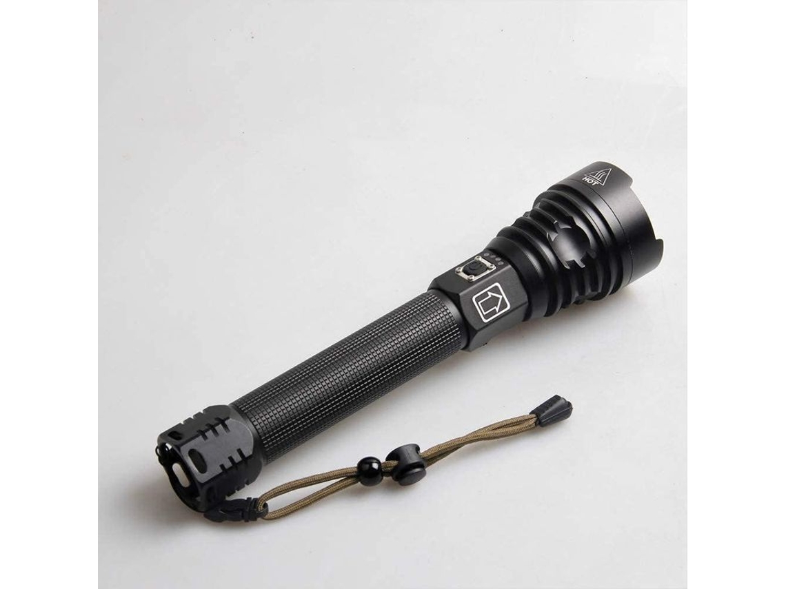 2026-linterna Led 10000 Lumens Xhp90 Ajustable Recargable Impermeable Con 2 Baterías 18650