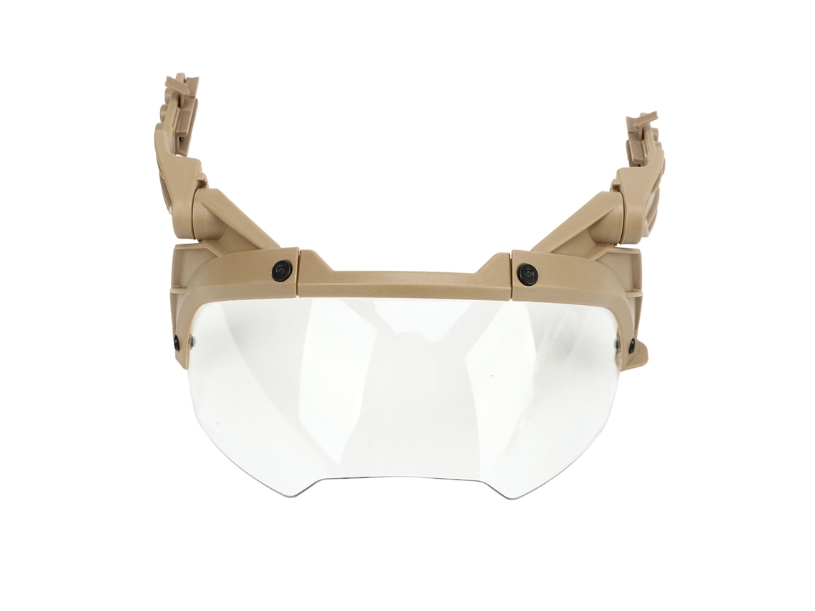 Gafas Para Casco Mich Pc Con Visera Ajustable Y Lente Transparente Para Caza Y Ciclismo.