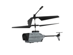 Helicóptero Teledirigido Con Sistema Automático De Evasión De Obstáculos Y Cámaras Duales 4k Para Niños Y Adultos - Gris