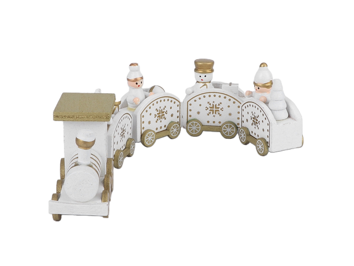 Tren De Navidad De Madera, Juguete, Mini Dibujo Animado, Regalo Para Niños, Decoración Festiva