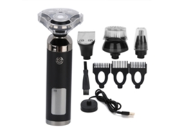 Afeitadora Eléctrica Multifuncional Para Barba, Bigote E Nariz