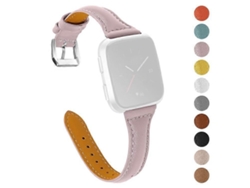 Correa de repuesto elegante de piel de vaca auténtica compatible con Fitbit Versa 2/Versa/Versa Lite/Versa Se Ly Ebike