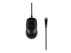 Ratón para juegos Yizhood con cable negro mate para PS2, computadora de oficina, 1200 dpi, para PC, portátil, portátil, Glide Gamer, negro