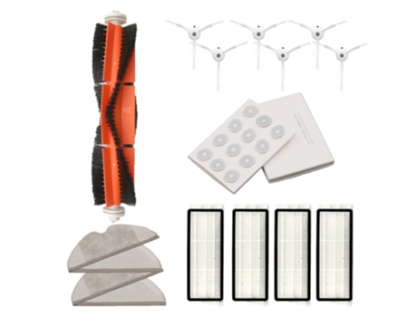 Paños de fregado, cepillo lateral de filtro Hepa, cepillos en rollo para Xiaomi Mi Roborock Robot S6 T6 S50 S51 S5 Max, repuestos de aspiradora