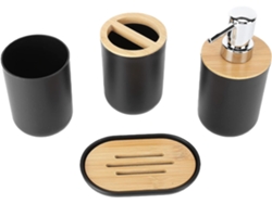 Cryfokt Caja De Suave E Impermeable, Juego De Vasos Para Cepillo De Dientes, Hotel En Casa De Bambú, Regalo Perfecto