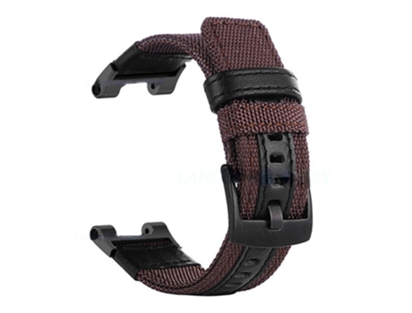 Correa de nailon liberación rápida con hebilla 22mm para Huami Amazfit T-Rex/T-Rex Pro/Ares - castaño