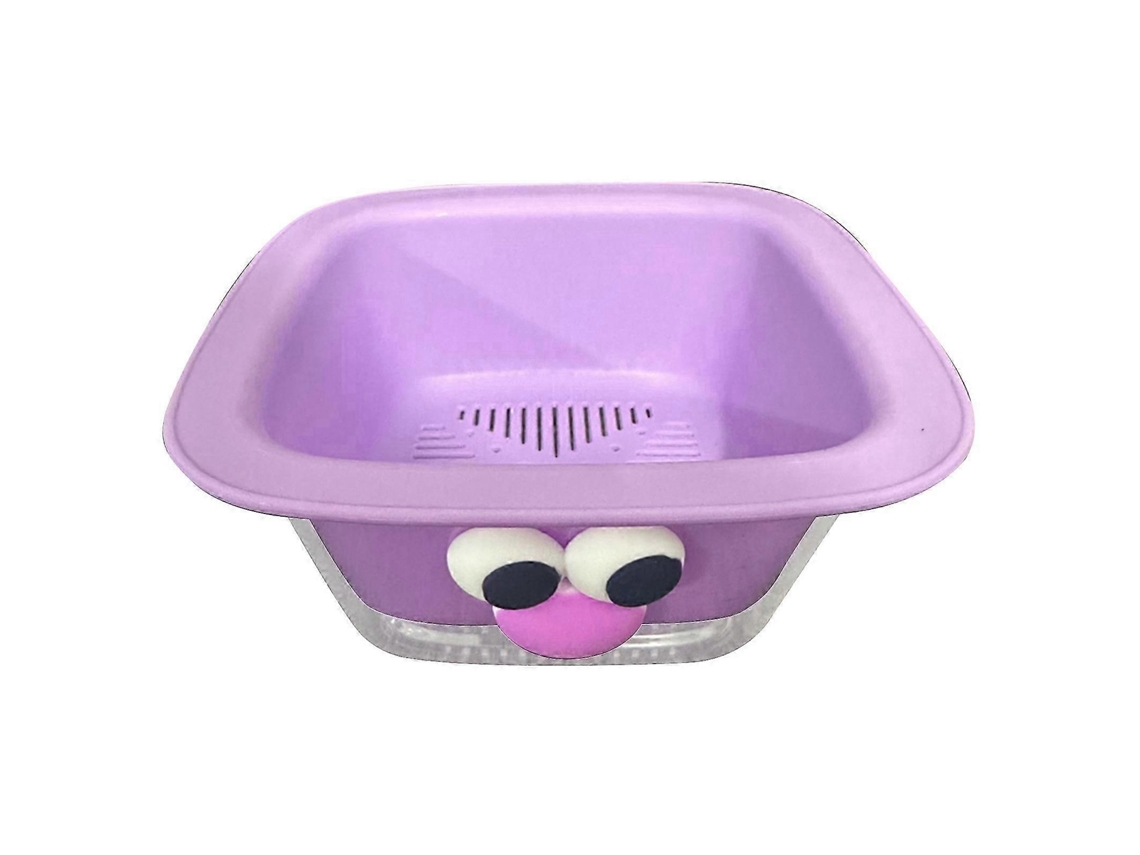 Cesta de drenaje de doble capa, cesta multifuncional para frutas y verduras, cuenco de plástico para lavar arroz en la cocina.