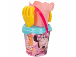 Juego de cubo de playa transparente con regadera Bestway Disney Minnie Daisy