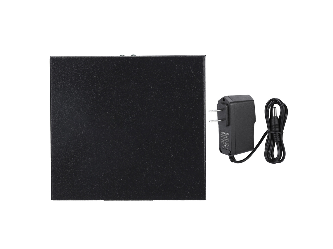 Divisor De Interfaz Multimedia Hd, 1 Entrada, 2 Salidas, Adaptador Distribuidor De Audio Y Video 4k, Enchufe Estadounidense, 100-240 V.