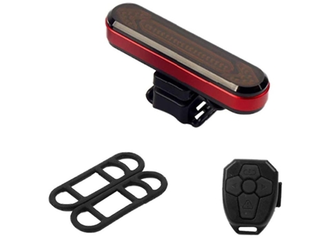 Luz indicadora de bicicleta VEANXIN luz trasera de bicicleta (Roja)