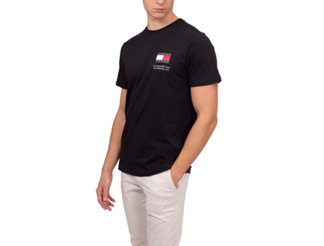 Camiseta Ultrafina de Hombre TOMMY JEANS Negro (XL)