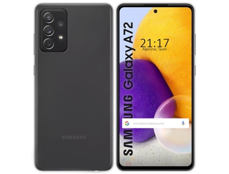 Carcasa Samsung Galaxy A72 TUMUNDOSMARTPHONE Silicona Transparente