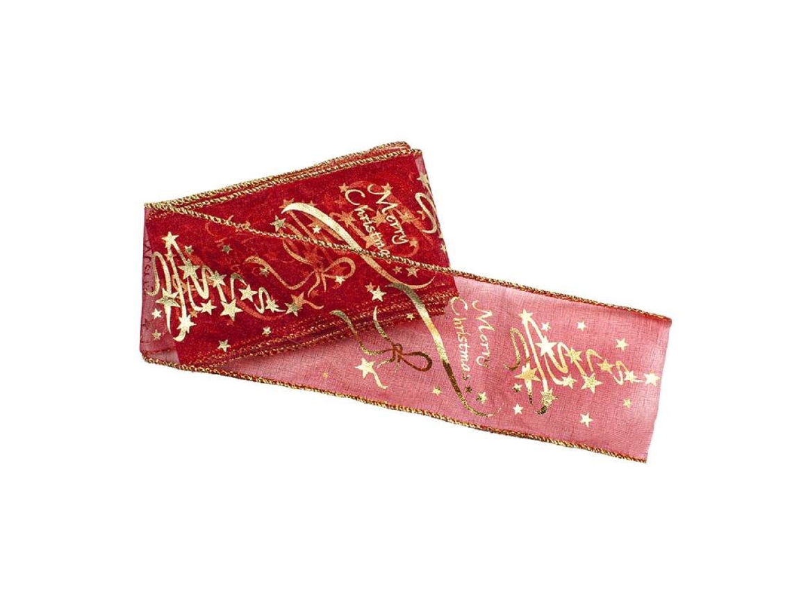 Cinta Roja con Motivos Navideños NORTHIX