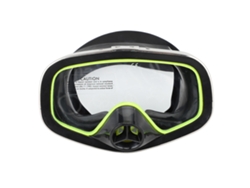 Danu2026-gafas De Buceo Silicona Impermeable Lente De Vidrio Templado Submarino Para Snorkeling Natación Amarillo