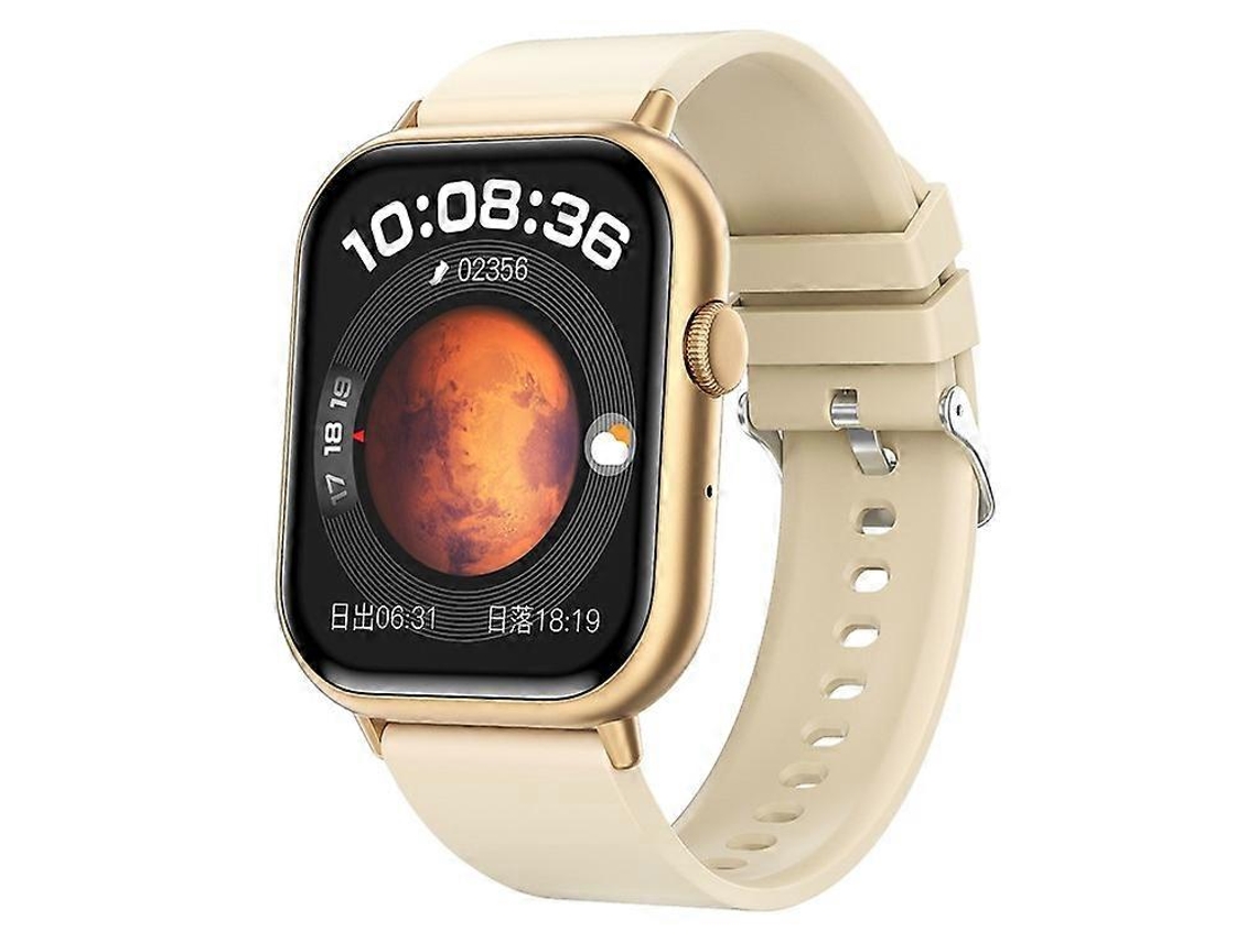 Reloj inteligente G44 de 2,01 pulgadas con monitor de frecuencia cardíaca de 24 horas y rastreador de actividad física, correa de silicona Ly Ebike