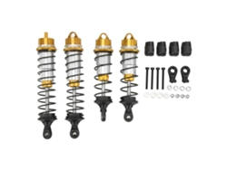 Amortiguadores Delanteros Y Traseros De Aleación De Aluminio Para Coches Rc Arrma 1/7 1/8 Gold