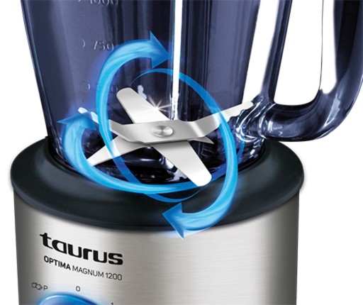 Batidora de Vaso TAURUS Optima Magnum (1200 W - 1.75 L - Inox)