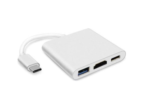 INECK Adaptador Usb Tipo C A Hdmi Tipo C A Hdmi Usb 3.0 Usb C 3 En 1 Adaptador Multipuerto Para Macbook-Macbook Pro-Samsung