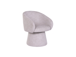 Sillon Metal Poliester Beige 63x63,5x78,5cm