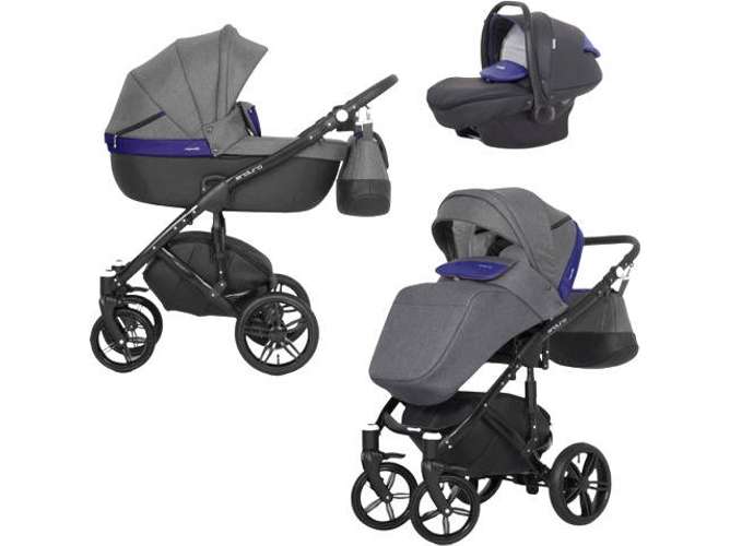 Carrito de Bebé Individual EXPANDER Enduro + Kite Isofix Ready Denim
