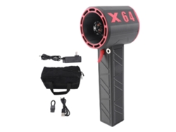 Ventilador turbo potente de 64 mm con conducto de 8000 mAh para coche, exteriores y hogar.