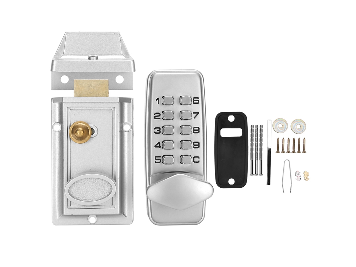 Cerradura Mecánica Digital Impermeable, Sin Llave, Con Código Para Puertas, Resistente A La Corrosión.