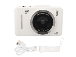 Videocámara digital con zoom digital de 16x para vlogging y grabación.