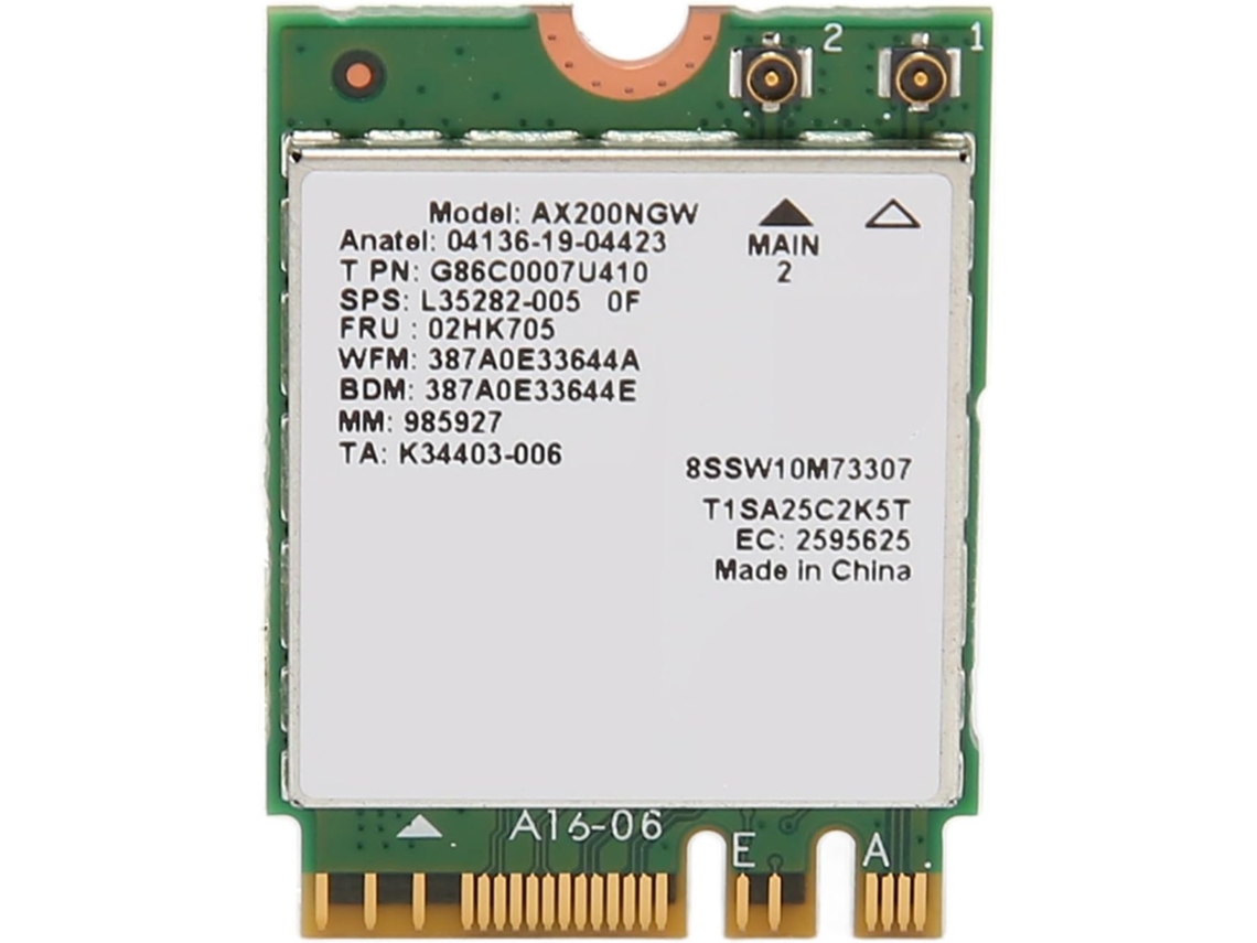 Tarjeta De Red De Doble Banda De 2,4 Ghz (6 Ax200ngw) Y Adaptador 2230 De 5 M