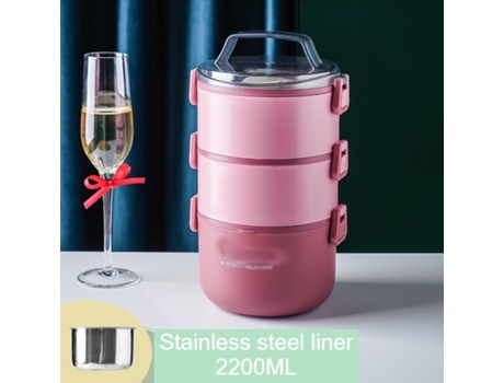 Fiambrera Bento a Prueba de Fugas para Adultos-Verde Oculto EVELTEK Threexrust steel