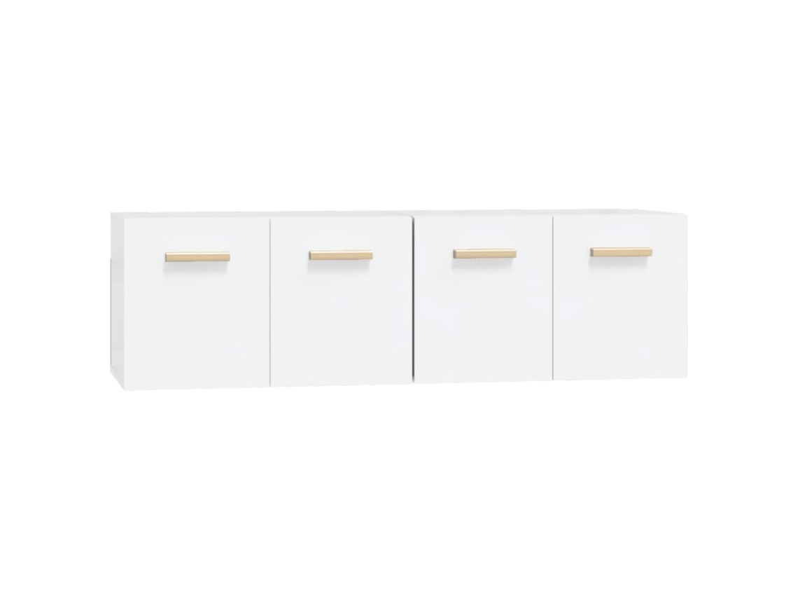 Maison Exclusive - Armarios De Pared, 2 Unidades, Blancos, 60x36,5x35 Cm, Madera De Ingeniería