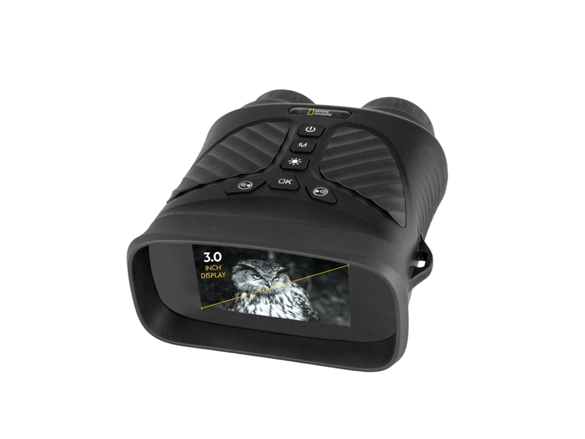 Binoculares digitales infrarrojos de visión nocturna con zoom digital 8X Resolución de imagen de 40 M y tarjeta micro SD de 8 GB incluida para grabar fotos y videos (negro) CHRONUS