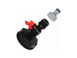 Adaptador Ibc Para Depósito De Agua Jardín Ibc S60x6 Con Grifo Y Conexión De Alta Calidad Duradero