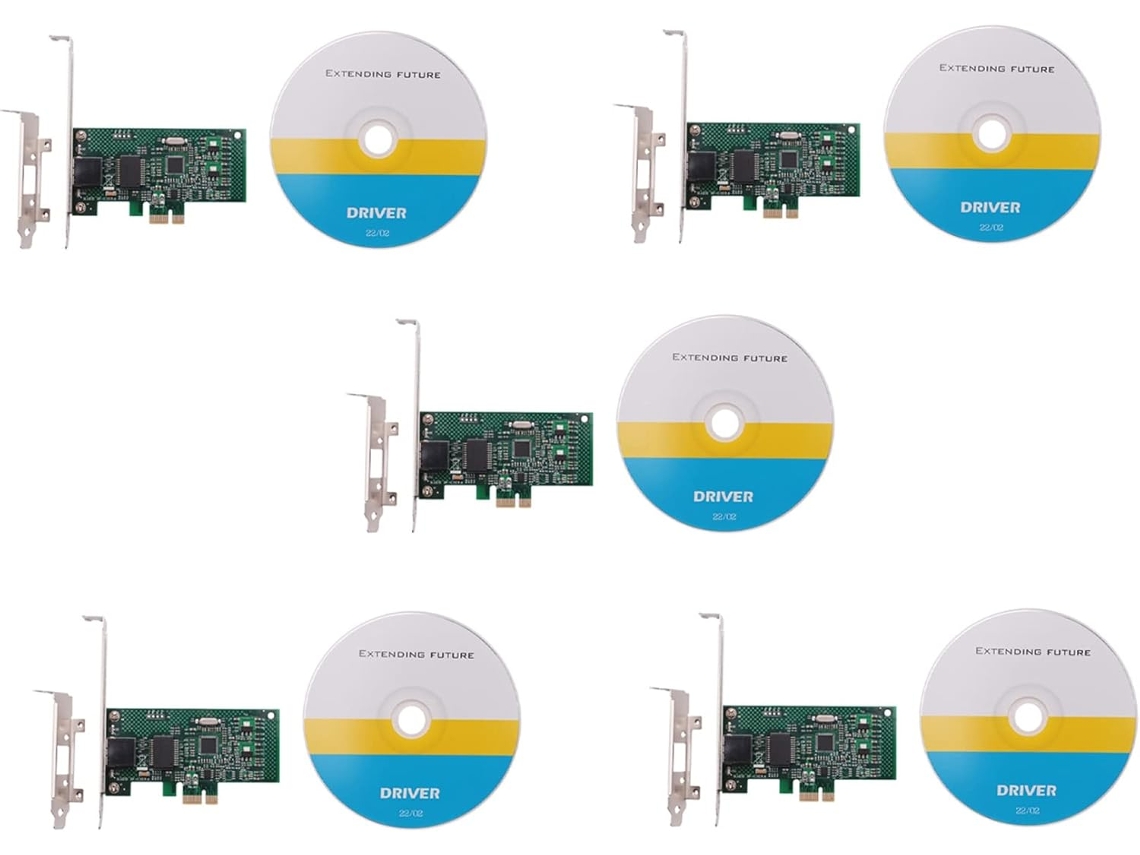 Tarjeta De Red Pci-e Gigabit 5x Con Chipset Nic Para Ordenador De Sobremesa Expi9301ct Ct