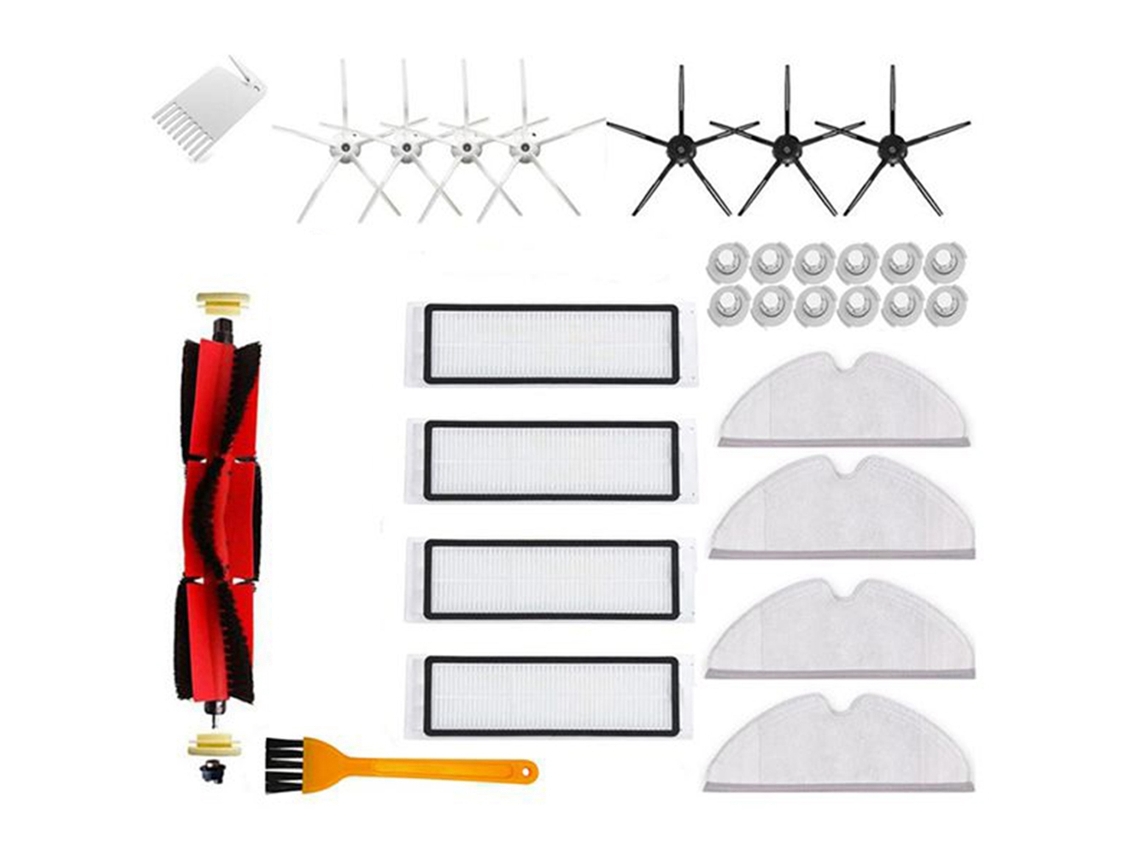 Accesorios para aspiradora Xiaomi Roborock S5 Max S50 S51 S55 S6, piezas de limpiador lavable, filtro Hepa, cepillo principal, Cepillo Lateral