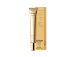 Crema facial hidratante iluminadora con efecto radiante.