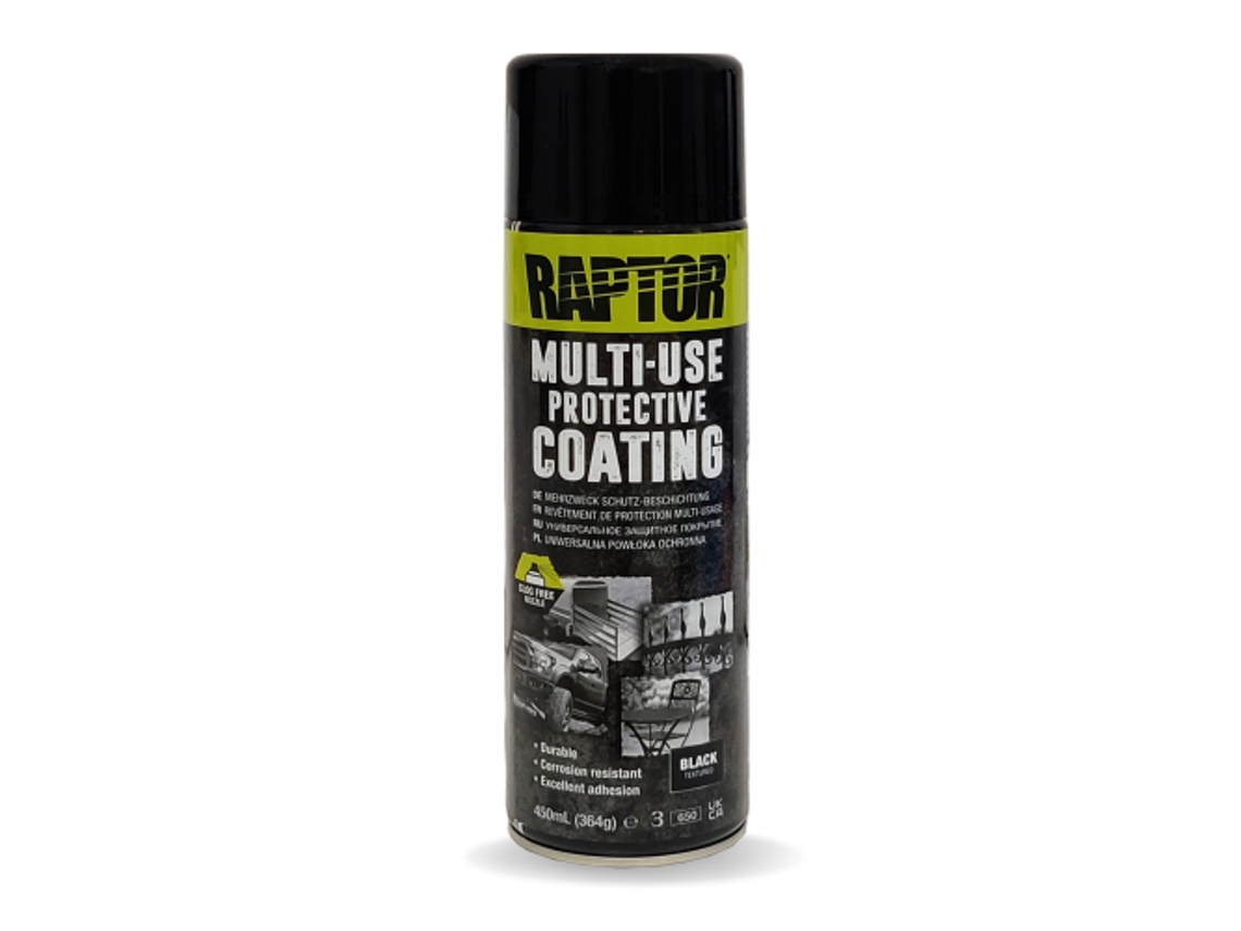 Aerosol U-POL Pintura Raptor 1K Negro (450 ml)