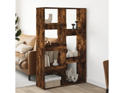 Biombo Divisor | Biombo Separador | Separador De Ambientes Madera Roble Ahumado 100x33x155,5 Cm
