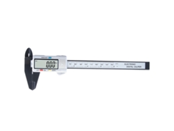 Calibrador Digital Vernier Portátil De Plástico De 0-150 Mm Con Pantalla Lcd, Compatible Con Medición De Profundidad En Mm/pulgadas.
