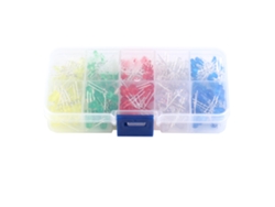 Kit De 300 Diodos Led De 3 Mm/5 Mm En Blanco, Amarillo, Rojo, Azul Y Verde Para Proyectos De Bricolaje.