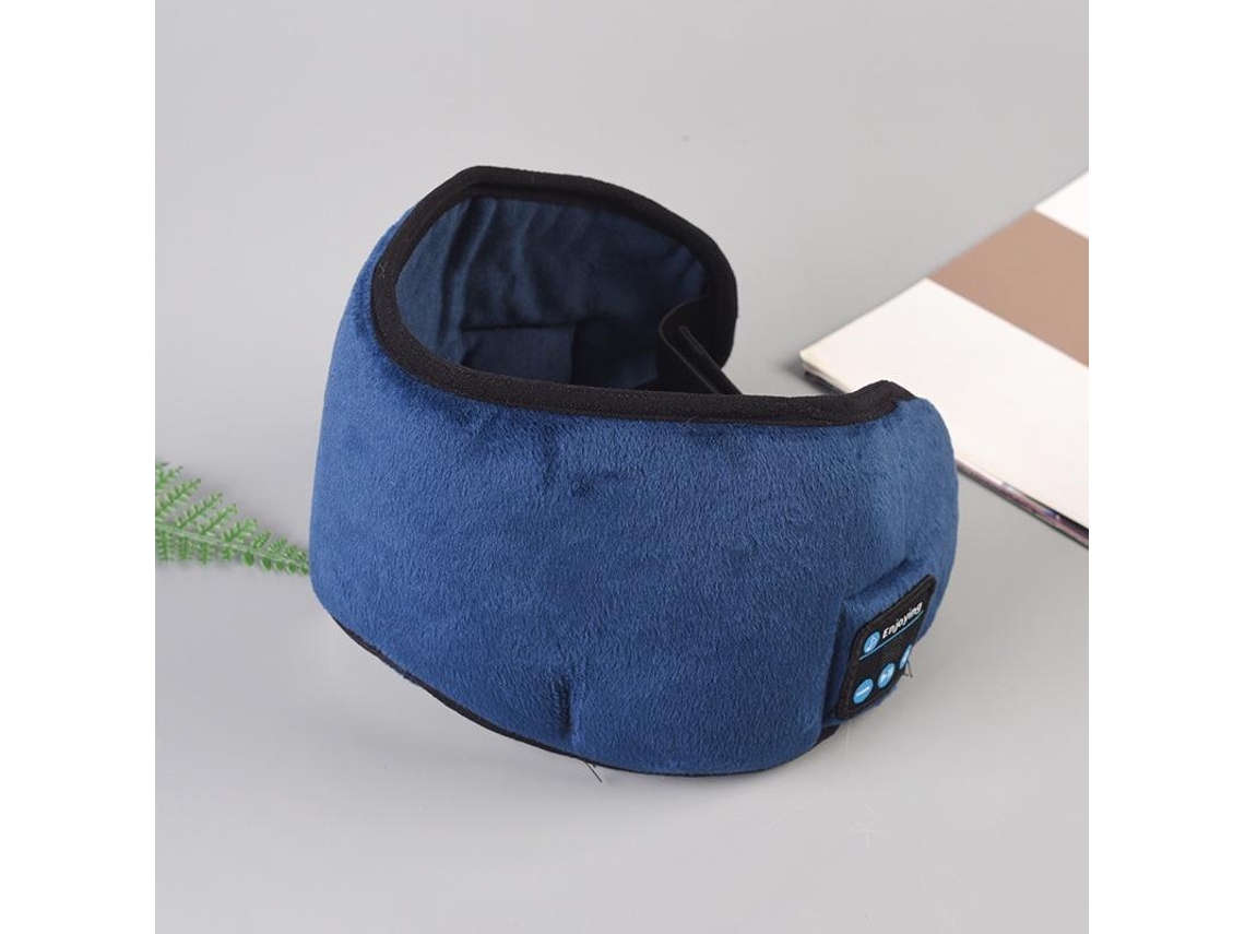 Antifaz Bluetooth para dormir, música inalámbrica, ultrasuave, cómodo, lavable, almohadas laterales, oficina, viajes, JIAPEI