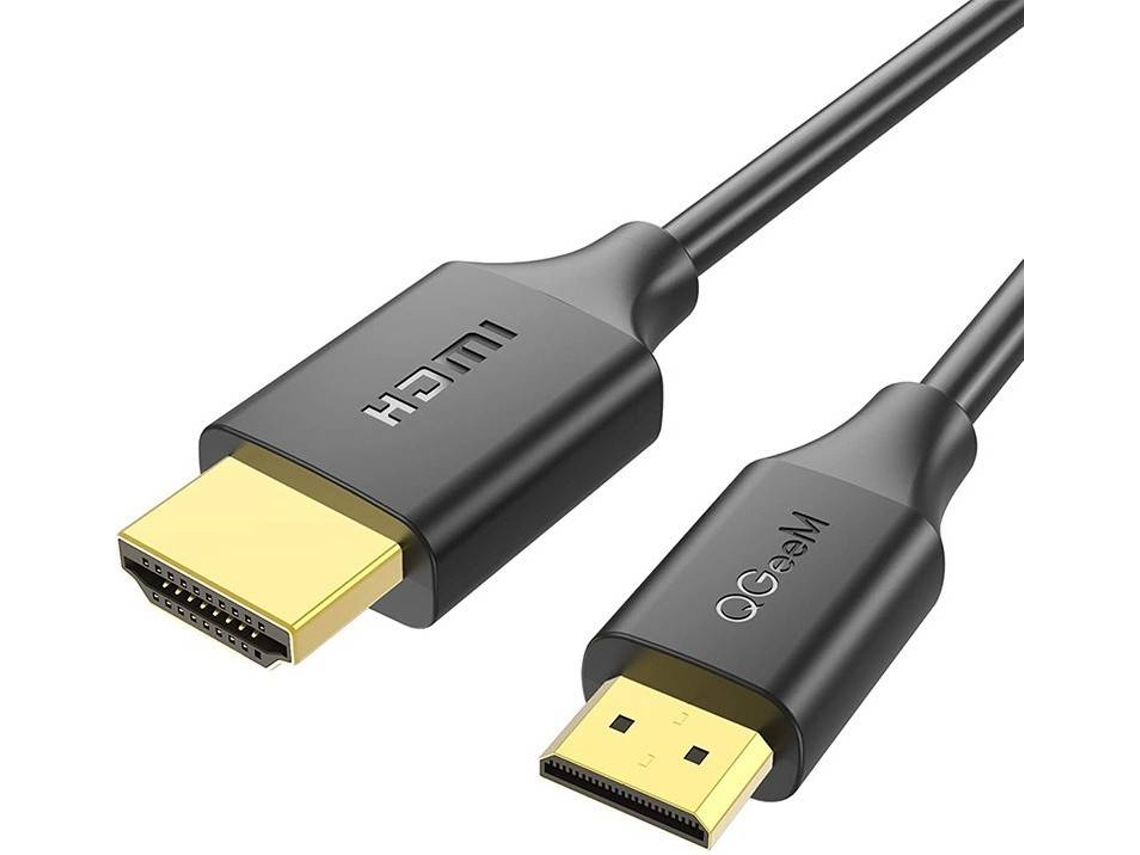 Adaptador QGEEM AV19 (HDMI - 1.8 m - Negro)