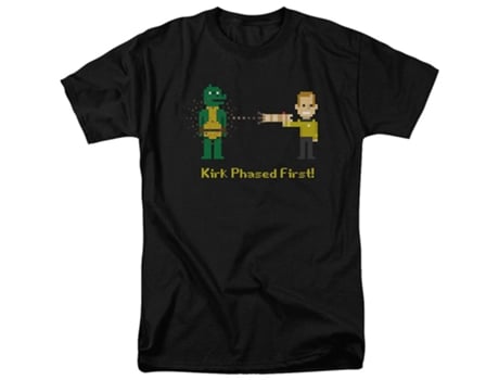 Camiseta ROCKINSTONE Kirk Phased First Star Trek (S)