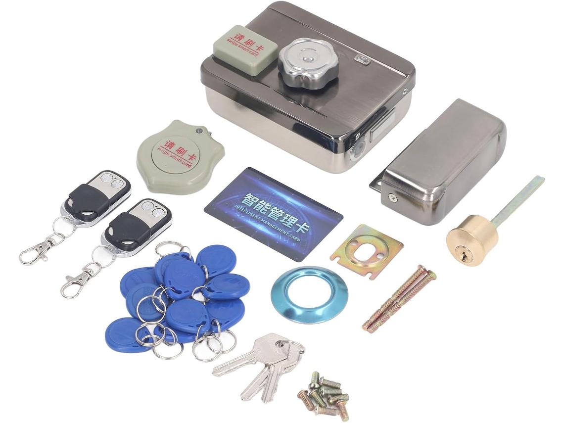 Cerradura De Puerta Con Control Remoto, Electrónica Acero Inoxidable Alta Seguridad Cerrojo
