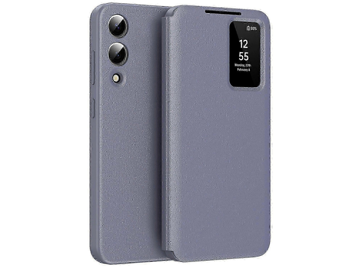 Sapphire2025 For Samsung Galaxy S25 Edge Case With Card Holder Smart View Window Leather Phone Cover