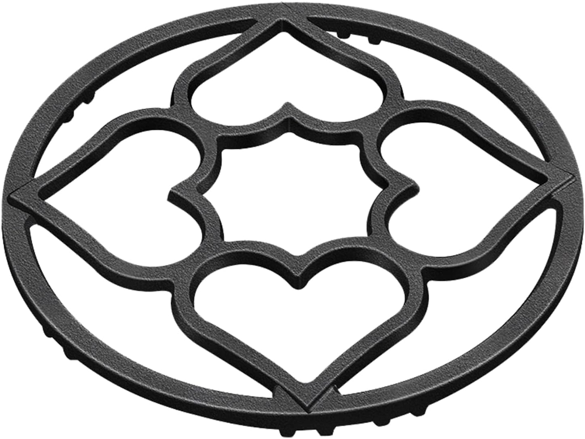 Soporte para wok de hierro fundido resistente al calor, accesorio para estufa, para uso en interiores y exteriores, Gokoco