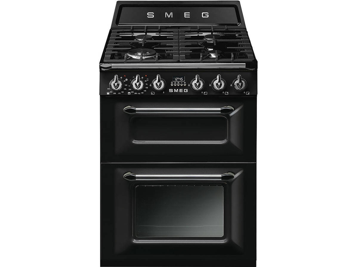 Cocina SMEG TR62BL (96 L - Eléctrico y Gas Natural - Negro)