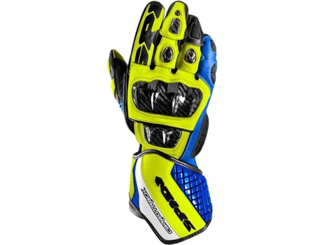Guantes Unisex SPIDI Carbo Track Evo Multicolor para Motociclismo (XL)