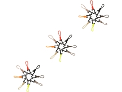 Juego De 3 Llaveros Para Hombre Con Cordón De Nailon Trenzado.